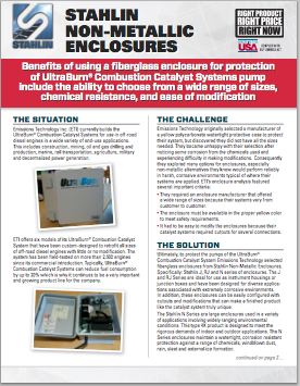 Stahlin Non-Metallic Enclosure's Benefits of Using Fiberglass Enclosures for Protection Case Study