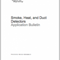 Edwards Signaling Smoke, Heat, and Duct Detectors Application Bulletin